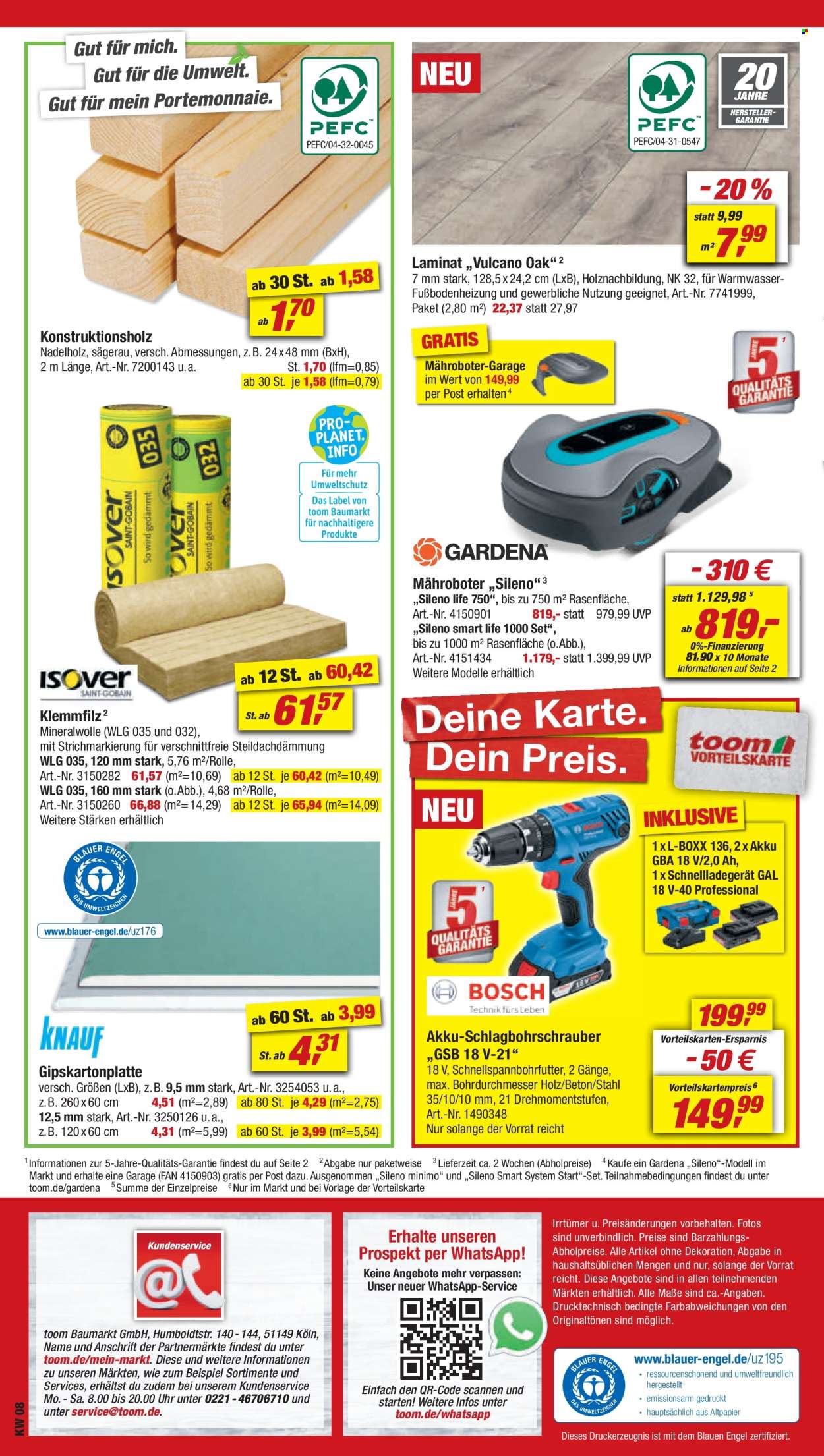 toom Baumarkt Prospekte  - 17.02.2024 - 23.02.2024. Seite 8