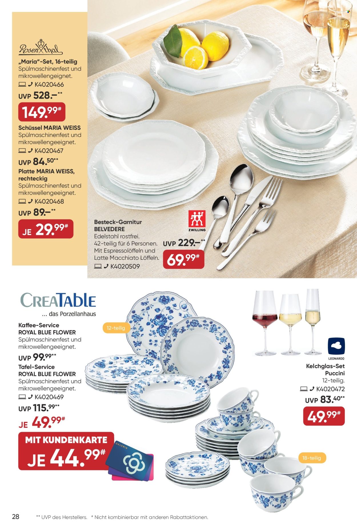 GALERIA Karstadt Kaufhof Prospekte  - 14.02.2024 - 20.02.2024. Seite 28