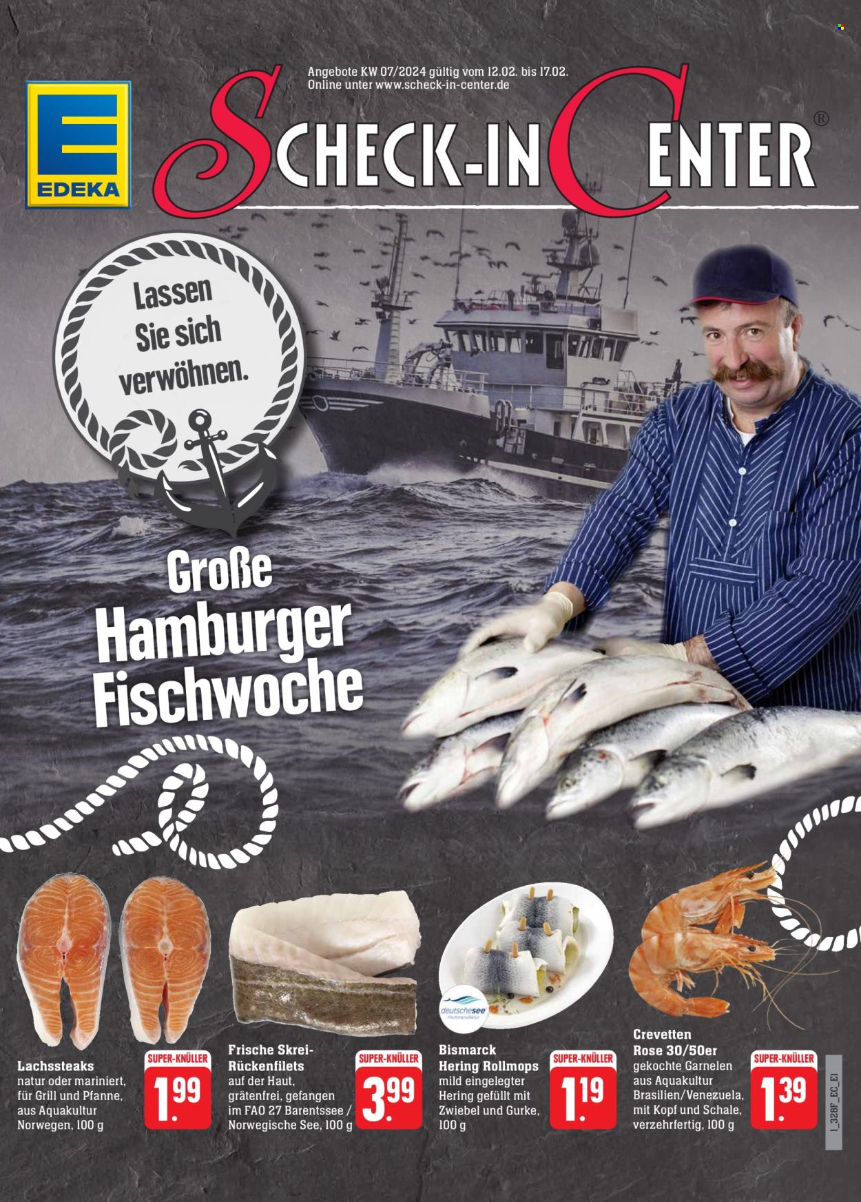 Edeka Prospekte  - 12.02.2024 - 17.02.2024. Seite 1
