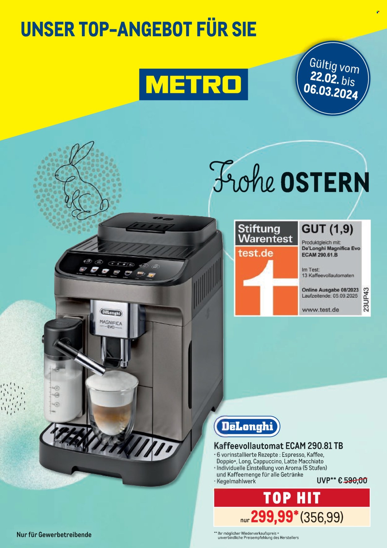 Metro Prospekte  - 22.02.2024 - 6.03.2024. Seite 1