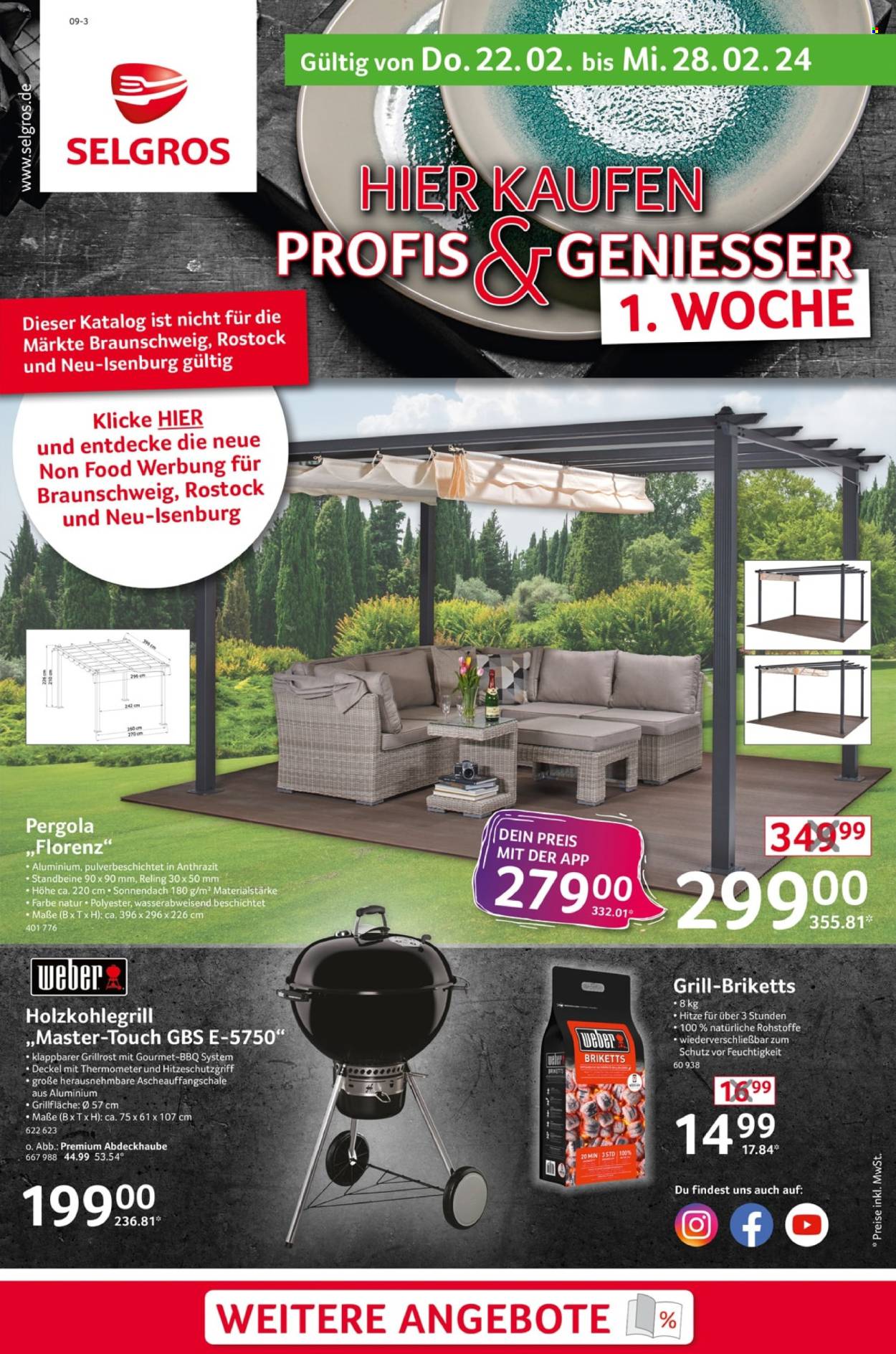 Selgros Prospekte  - 22.02.2024 - 28.02.2024. Seite 1