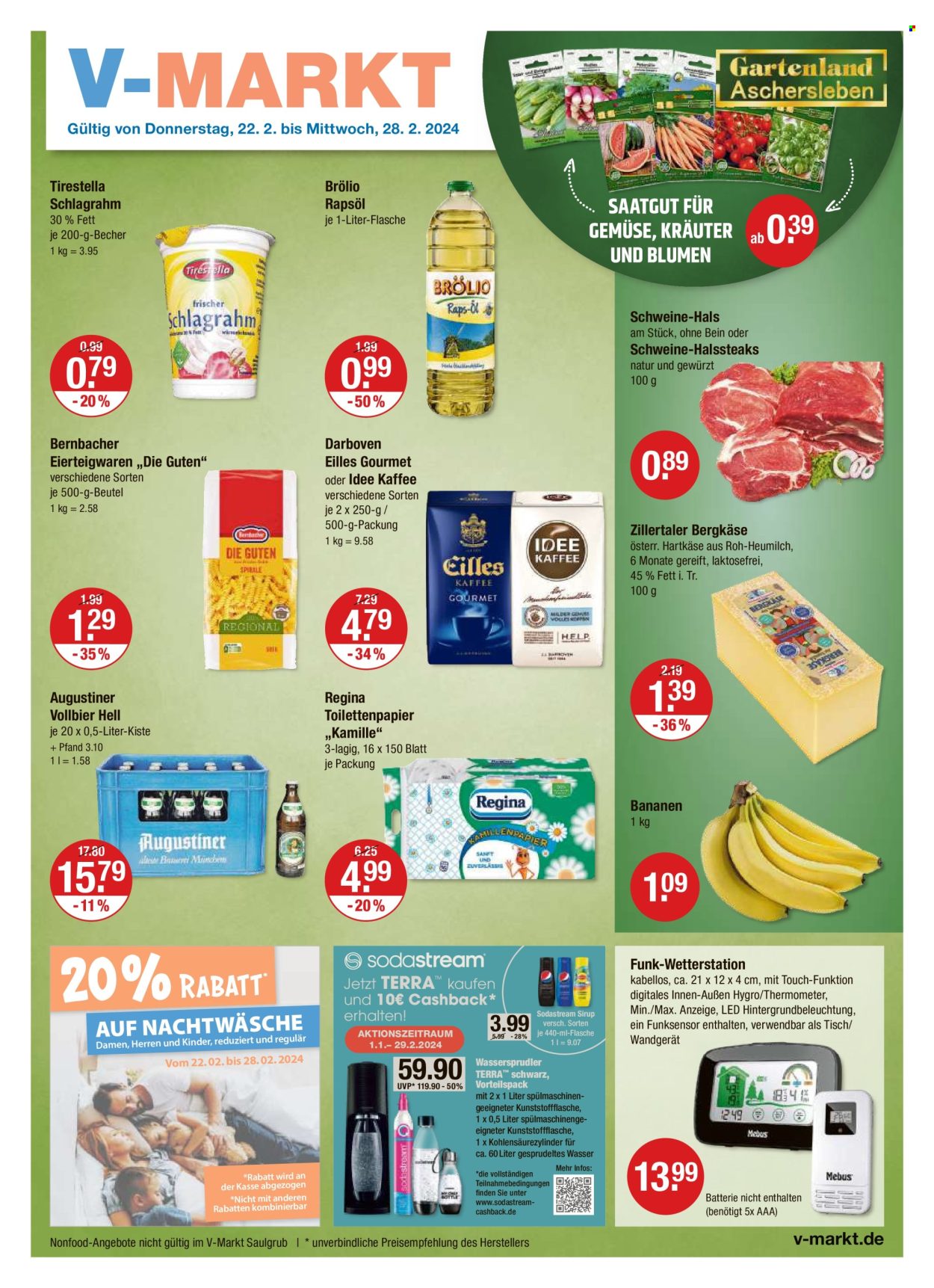 V-Markt Prospekte  - 22.02.2024 - 28.02.2024. Seite 1