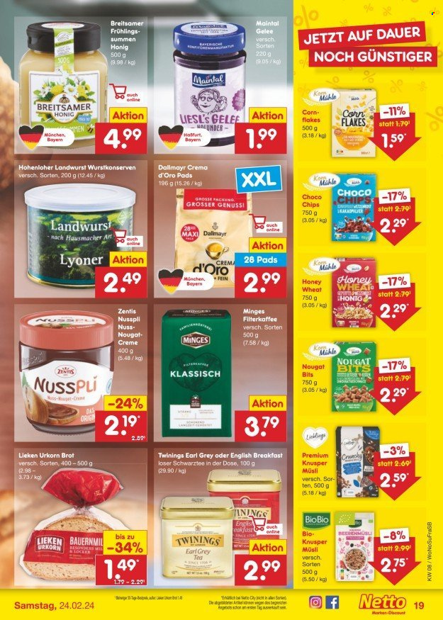 Netto Marken-Discount Prospekte  - 19.02.2024 - 24.02.2024. Seite 21
