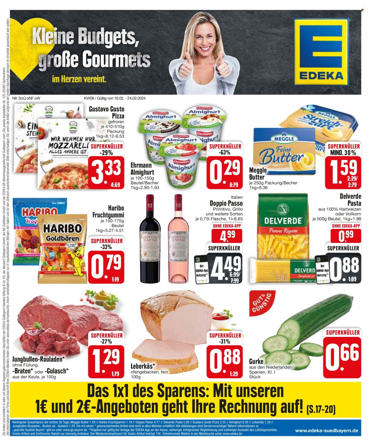 Edeka Prospekte  - 19.02.2024 - 24.02.2024. Seite 1
