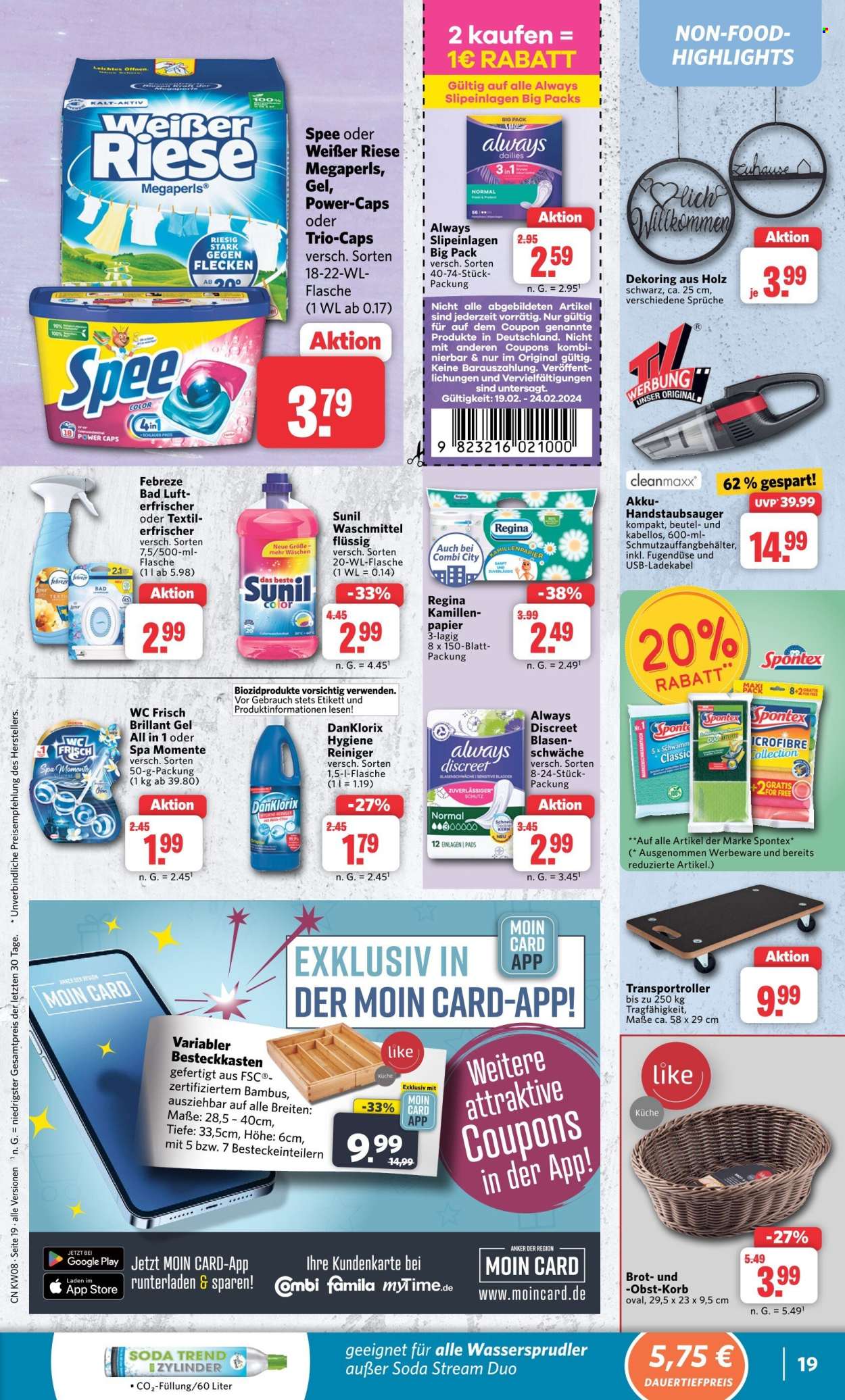 Combi Prospekte  - 19.02.2024 - 24.02.2024. Seite 19