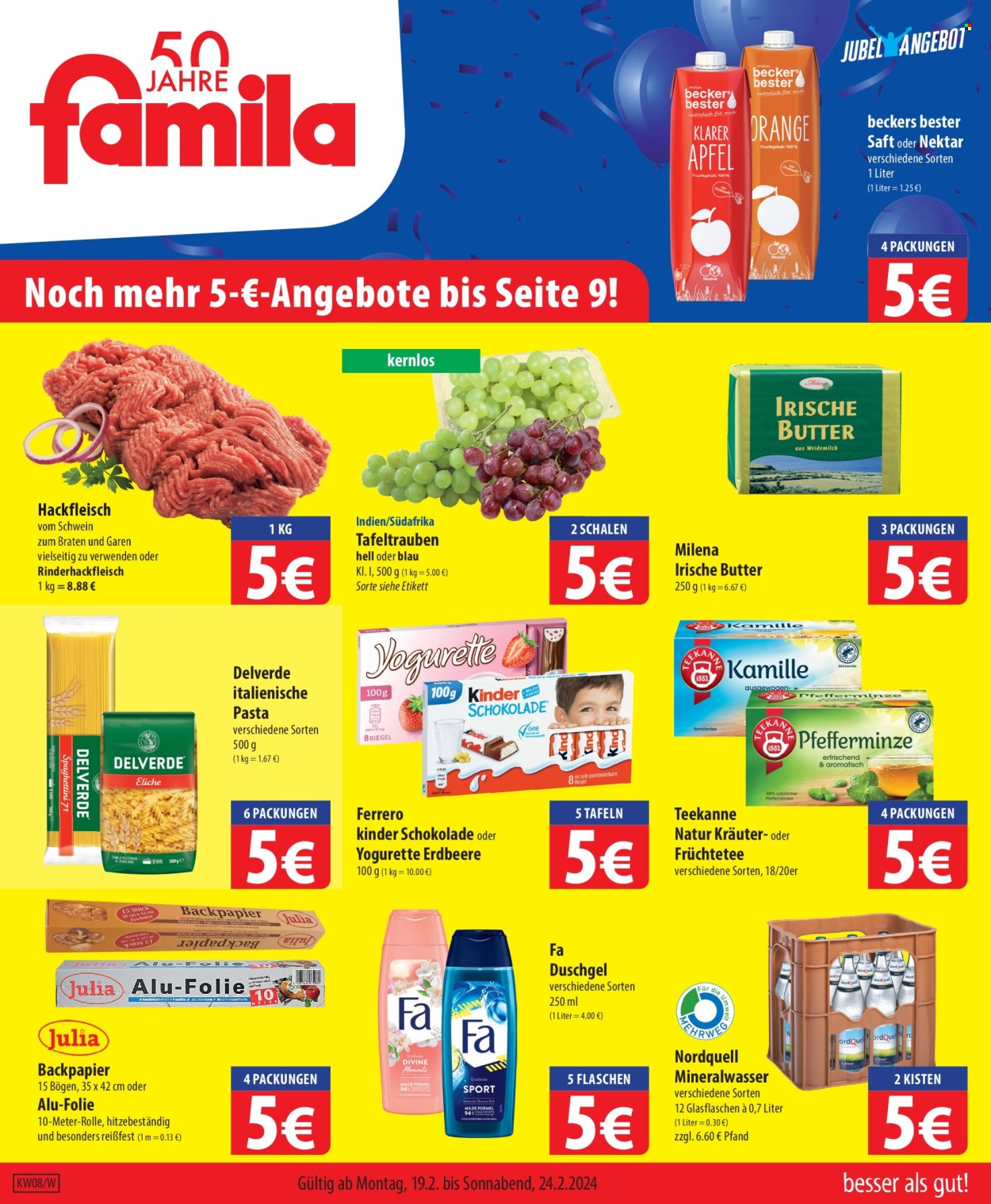 famila Prospekte  - 19.02.2024 - 24.02.2024. Seite 1
