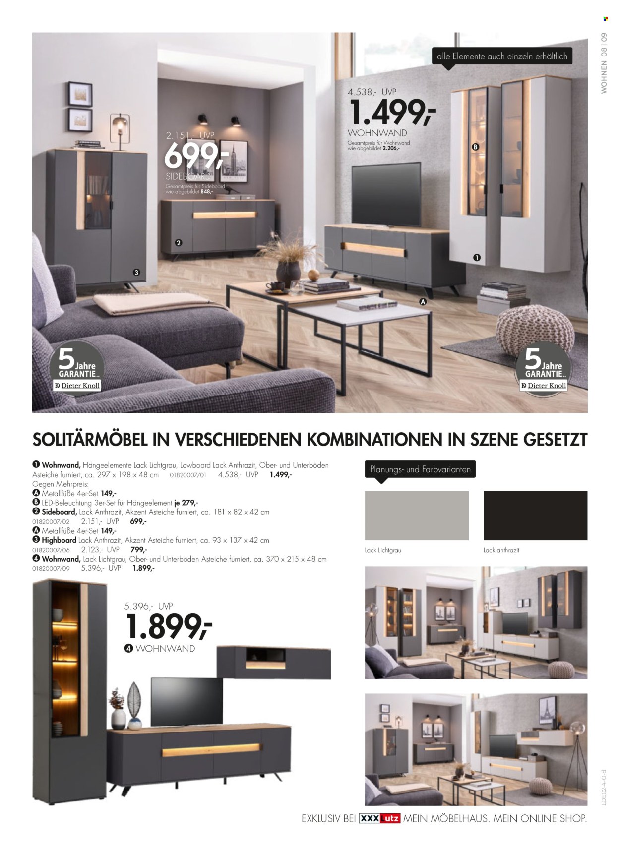 XXXLutz Prospekte  - 18.02.2024 - 17.03.2024. Seite 9