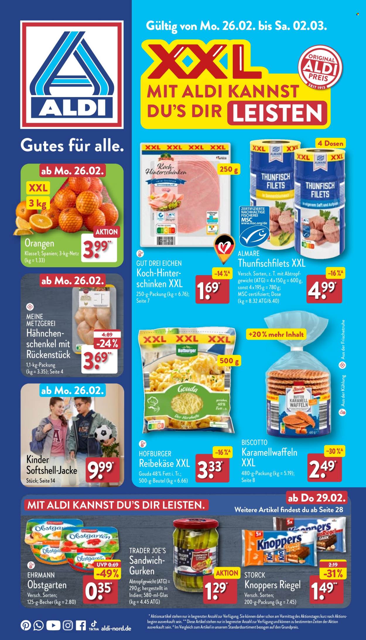 ALDI Nord Prospekte  - 26.02.2024 - 2.03.2024. Seite 1