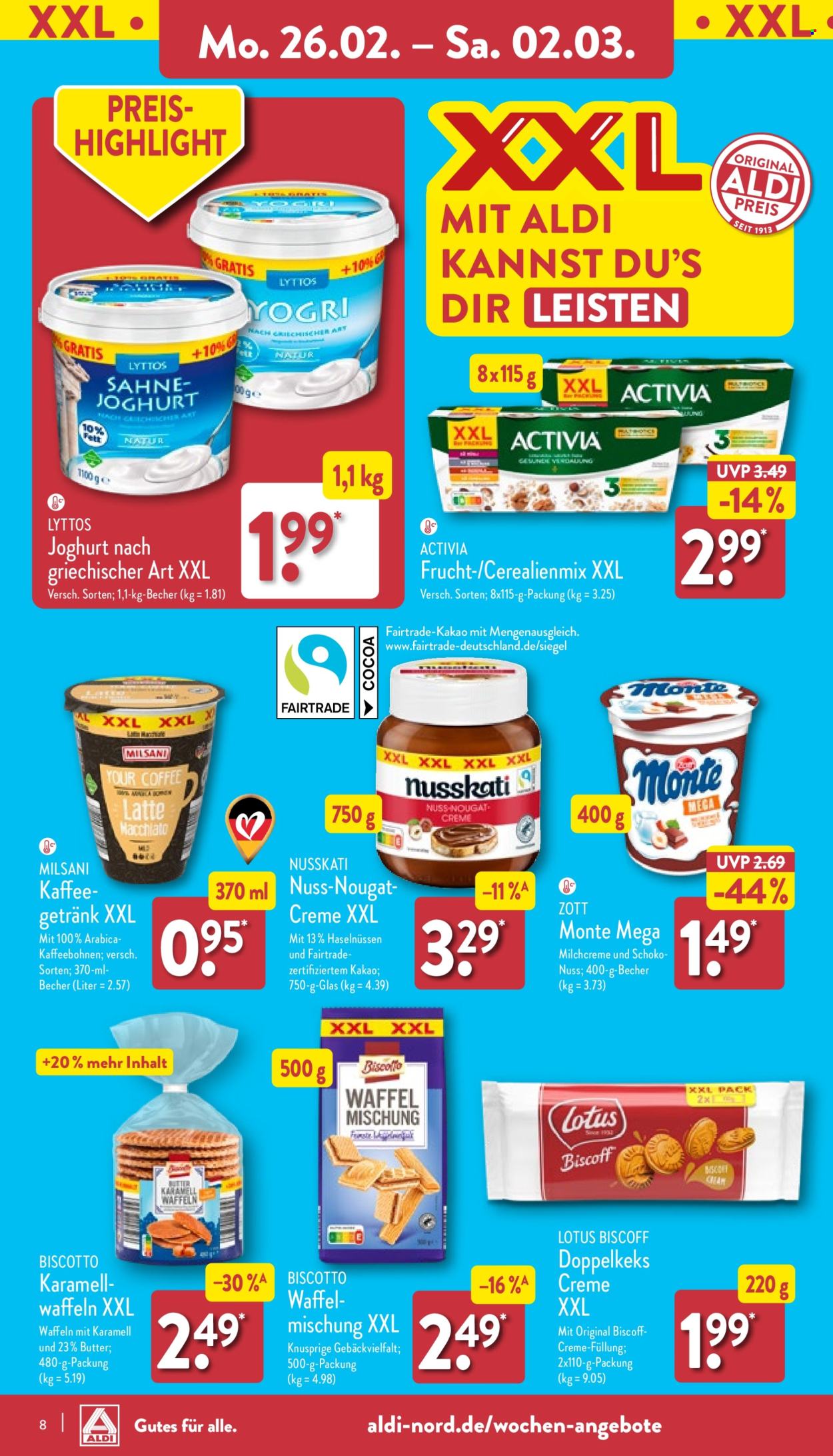 ALDI Nord Prospekte  - 26.02.2024 - 2.03.2024. Seite 8