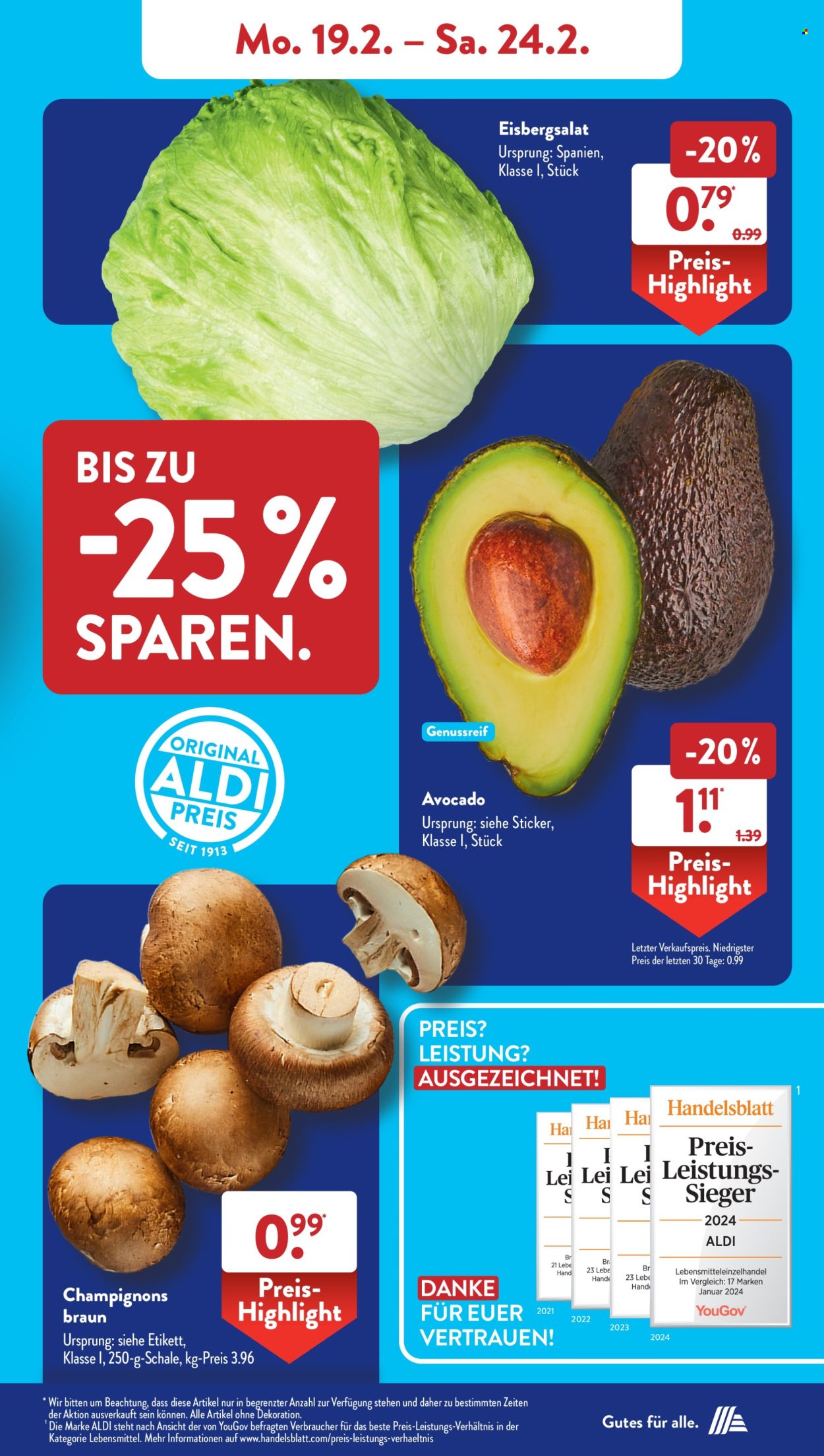 ALDI SÜD Prospekte  - 19.02.2024 - 24.02.2024. Seite 5