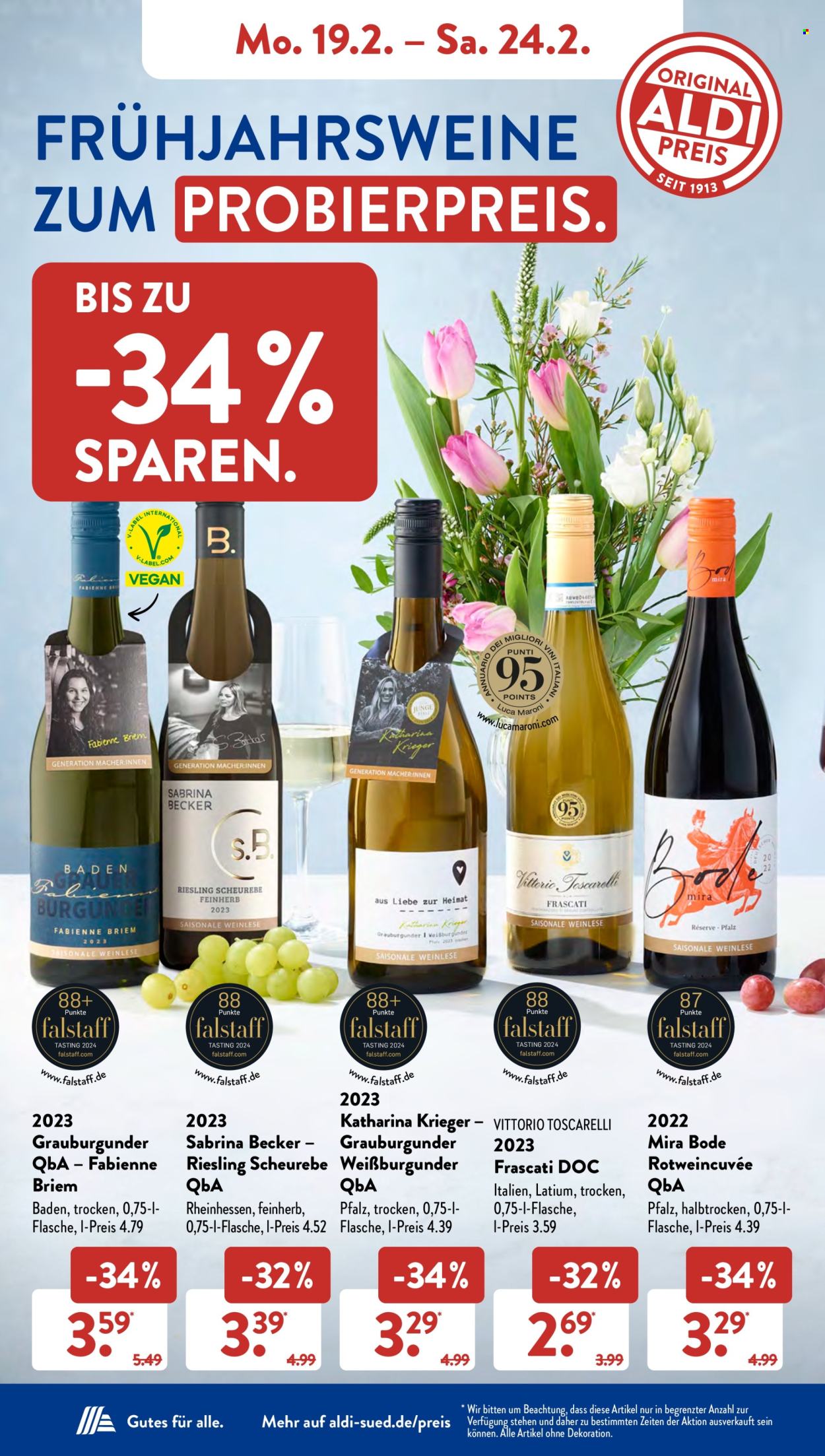 ALDI SÜD Prospekte  - 19.02.2024 - 24.02.2024. Seite 8
