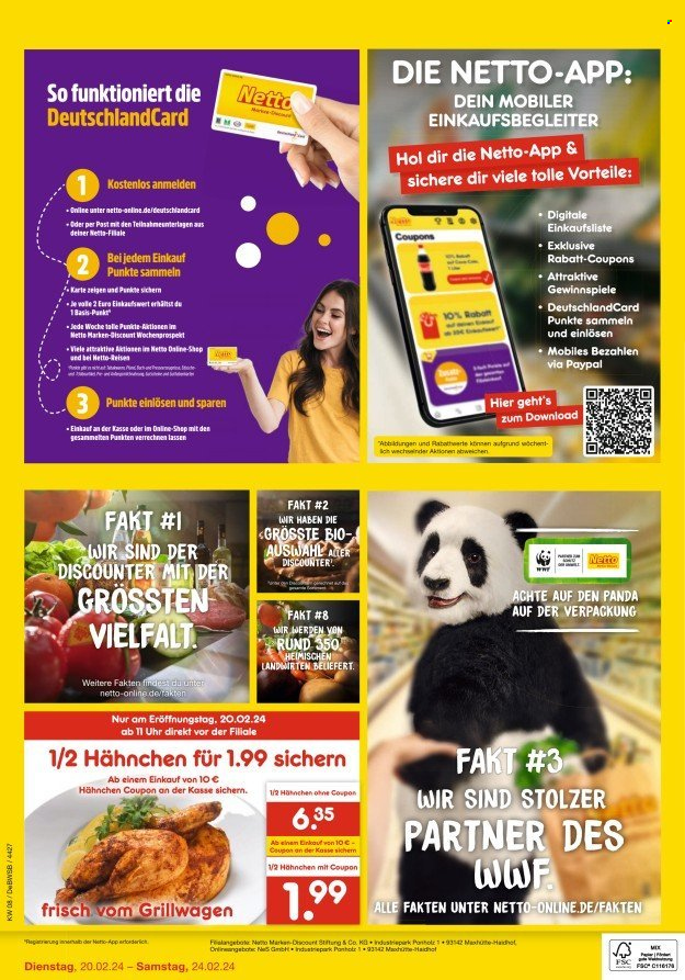 Netto Marken-Discount Prospekte  - 20.02.2024 - 24.02.2024. Seite 6