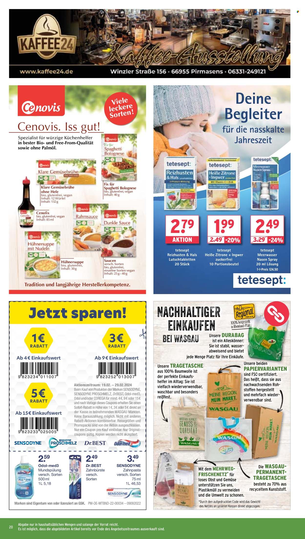 Wasgau Prospekte  - 19.02.2024 - 24.02.2024. Seite 20