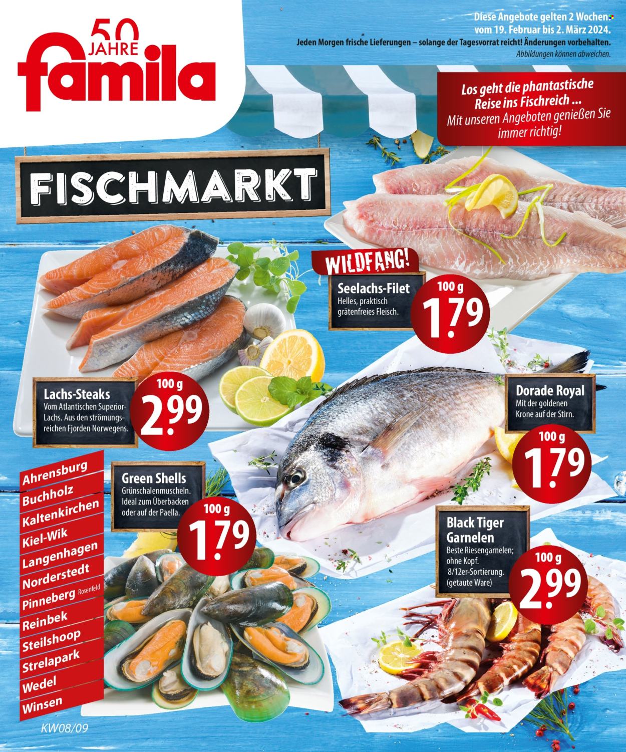 famila Prospekte  - 19.02.2024 - 2.03.2024. Seite 1