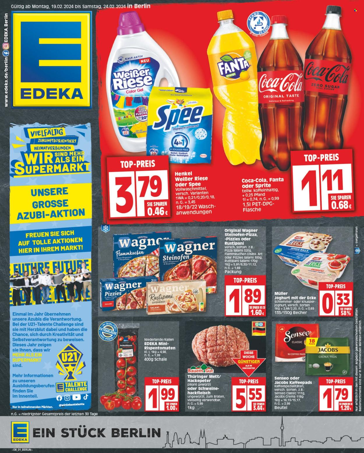 Edeka Prospekte  - 19.02.2024 - 24.02.2024. Seite 1