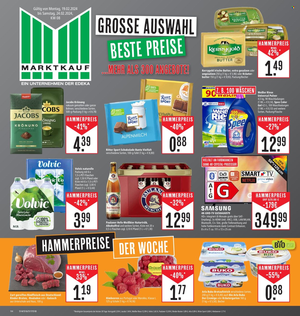 Marktkauf Prospekte  - 19.02.2024 - 24.02.2024. Seite 1