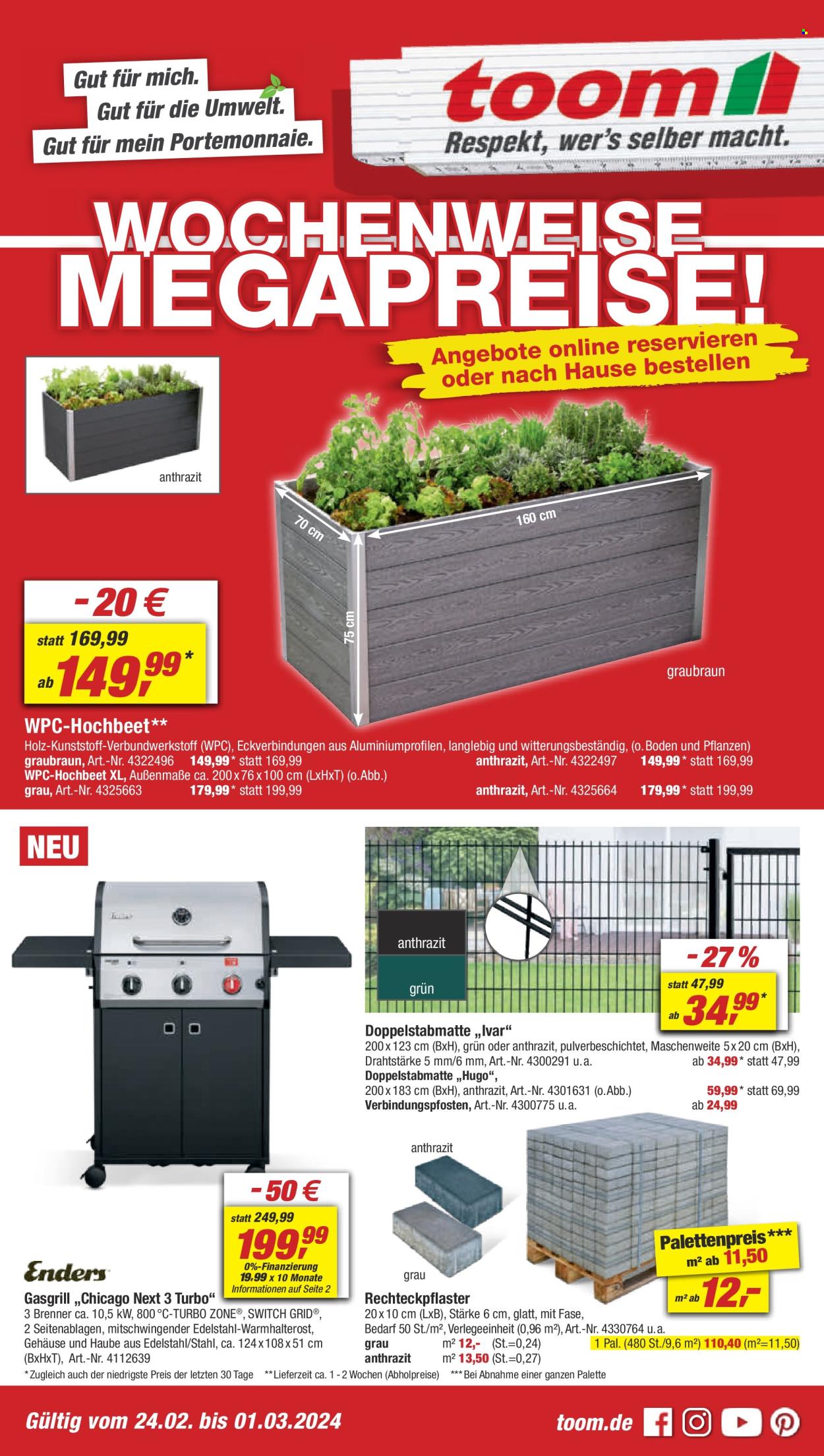 toom Baumarkt Prospekte  - 24.02.2024 - 1.03.2024. Seite 1