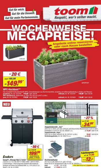 Prospekte toom Baumarkt - 24.02.2024 - 1.03.2024.