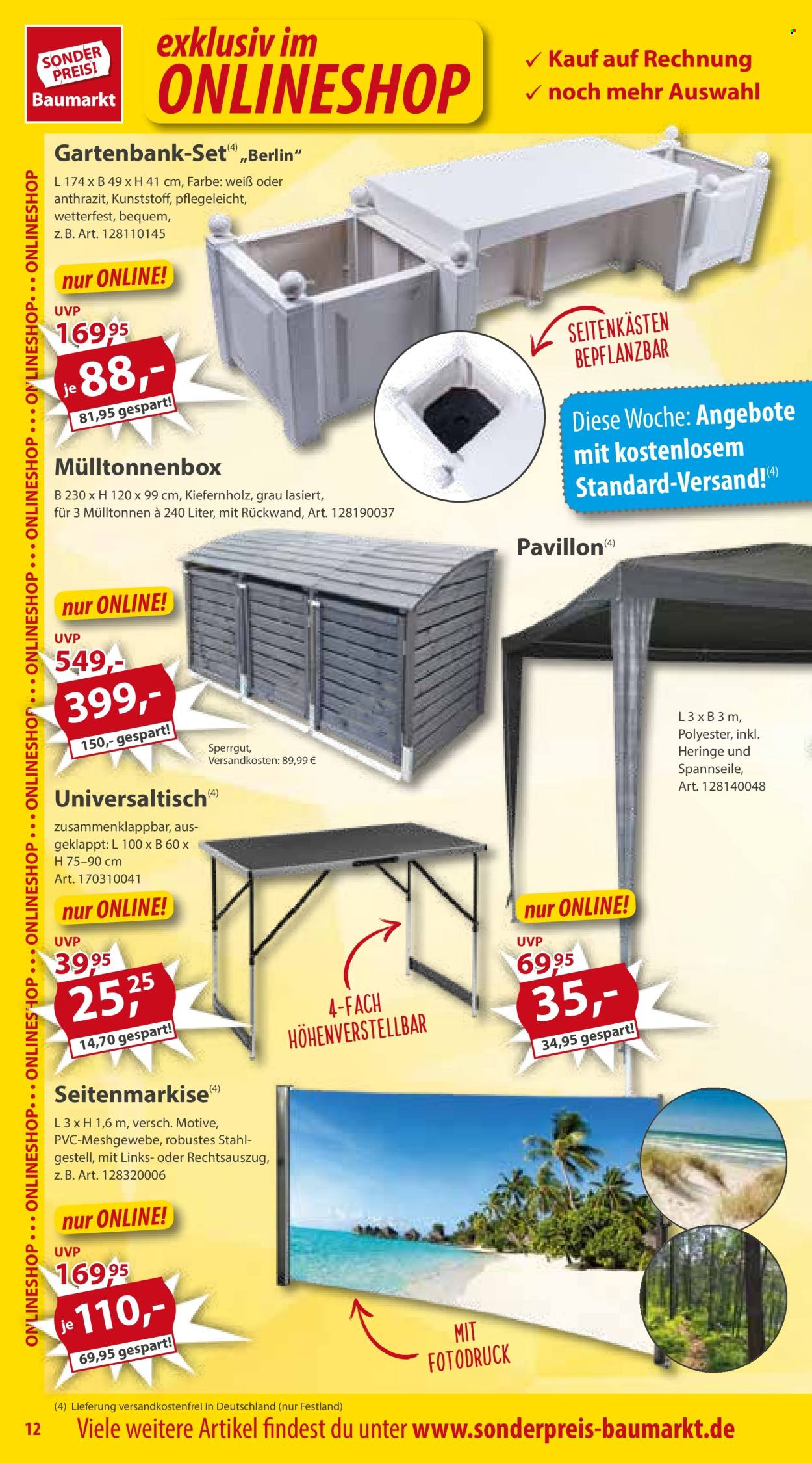 Sonderpreis-Baumarkt Prospekte  - 24.02.2024 - 1.03.2024. Seite 12