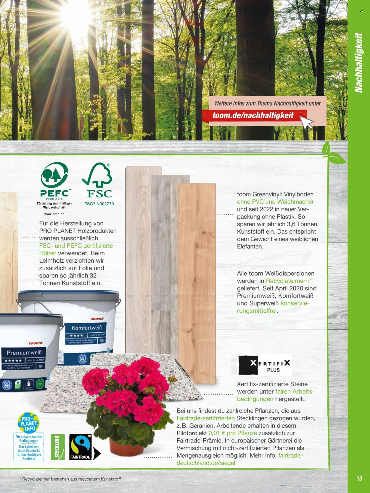 toom Baumarkt Prospekte  - 20.02.2024 - 30.04.2024. Seite 13