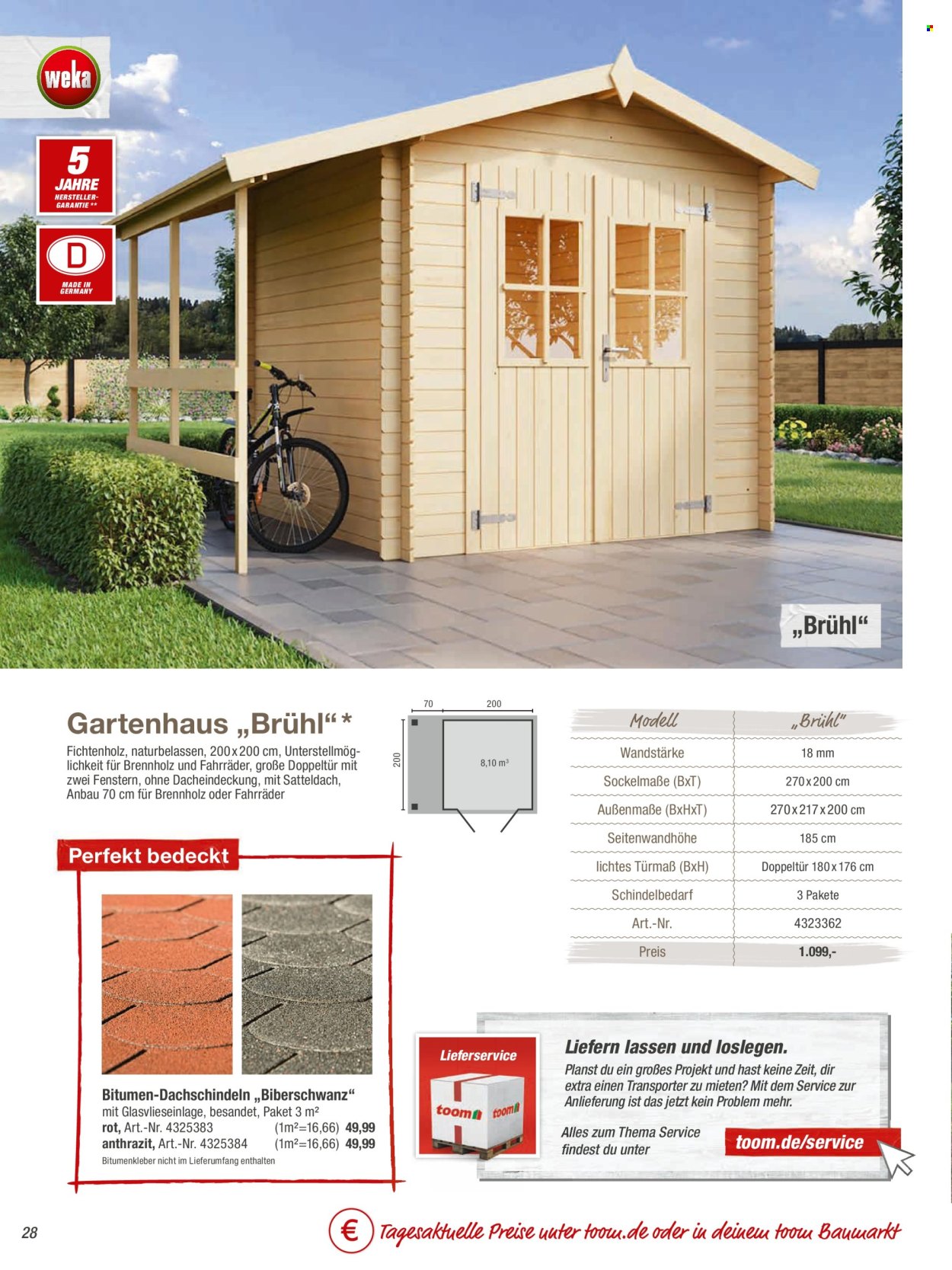 toom Baumarkt Prospekte  - 20.02.2024 - 30.04.2024. Seite 28