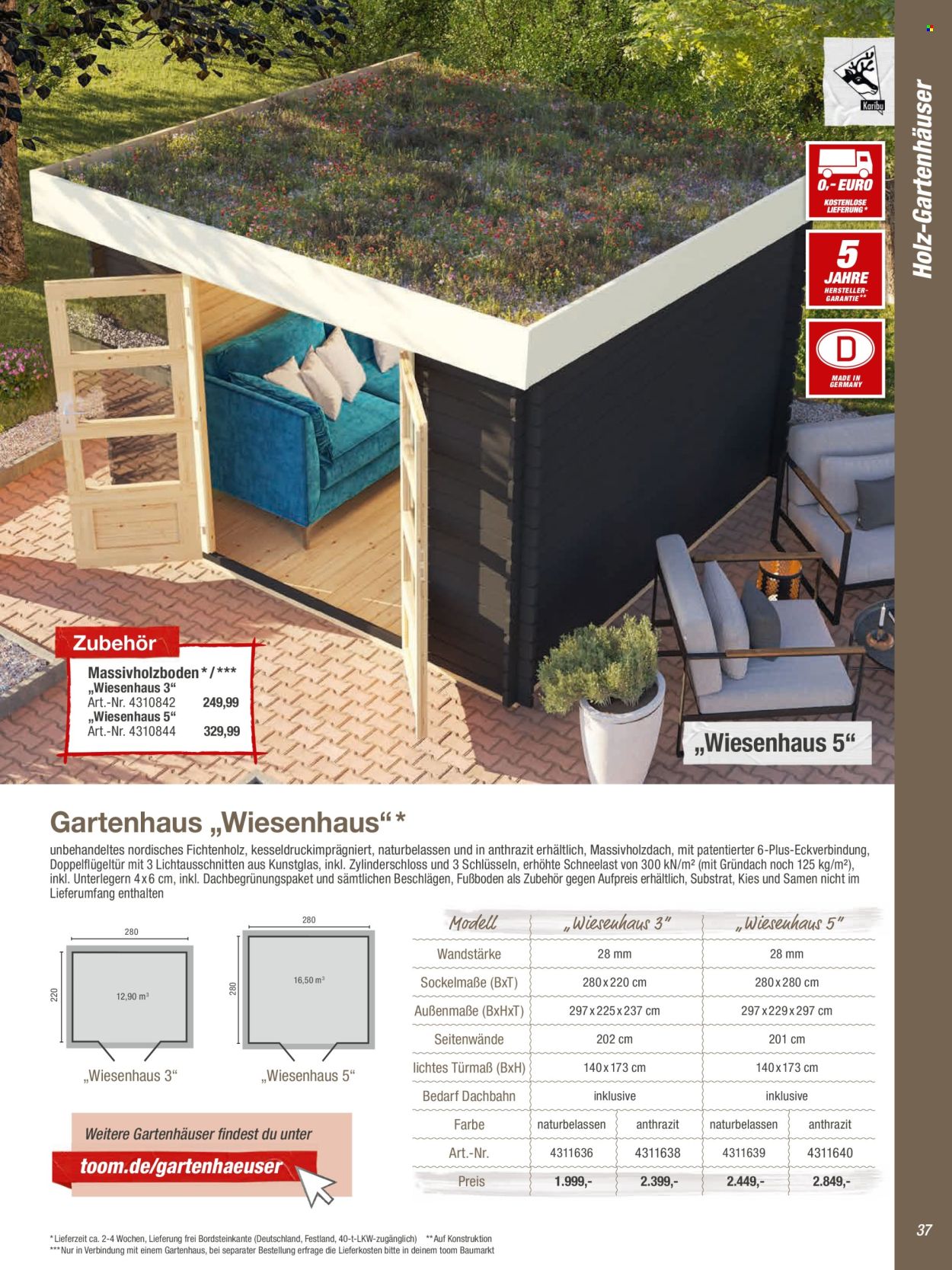toom Baumarkt Prospekte  - 20.02.2024 - 30.04.2024. Seite 37