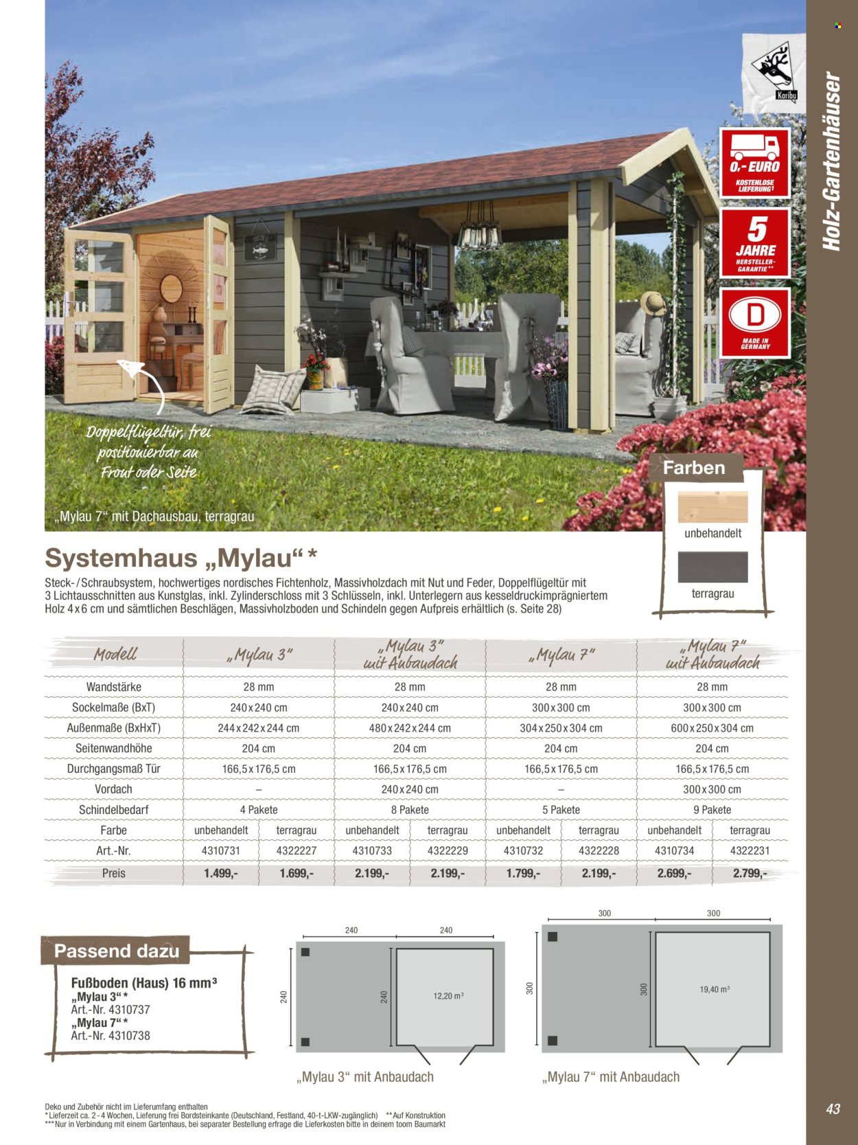 toom Baumarkt Prospekte  - 20.02.2024 - 30.04.2024. Seite 43