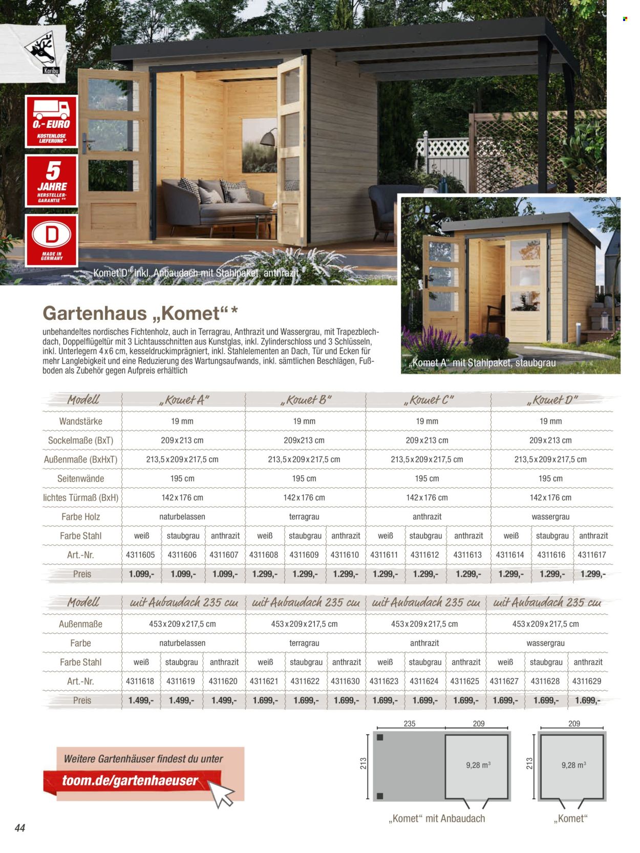 toom Baumarkt Prospekte  - 20.02.2024 - 30.04.2024. Seite 44