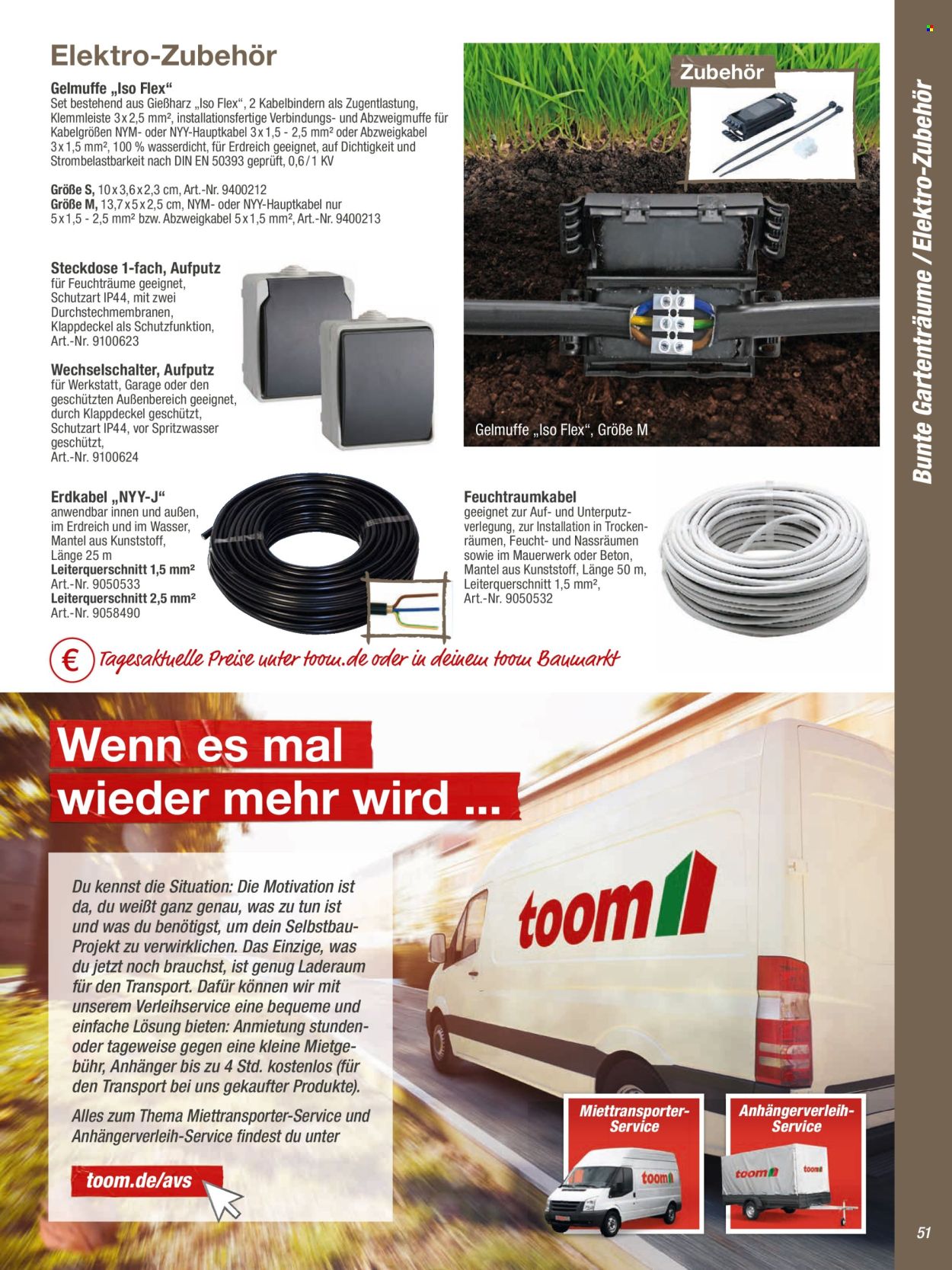 toom Baumarkt Prospekte  - 20.02.2024 - 30.04.2024. Seite 51