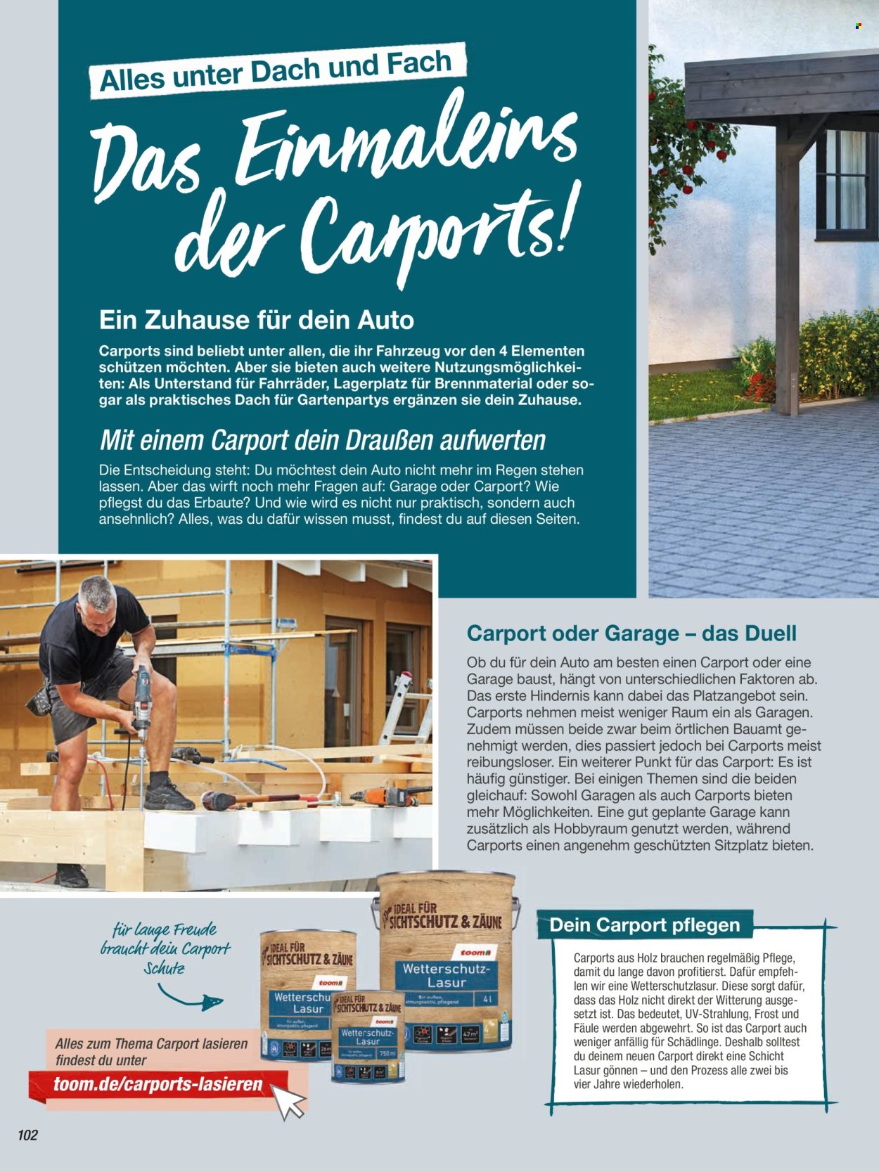 toom Baumarkt Prospekte  - 20.02.2024 - 30.04.2024. Seite 102