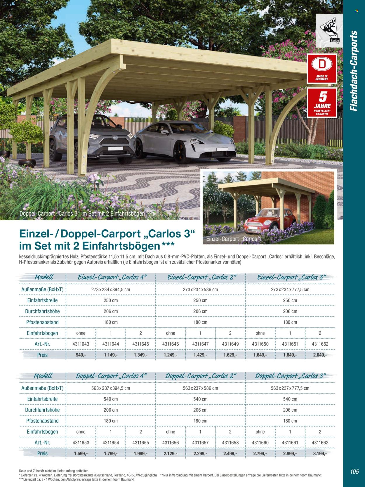toom Baumarkt Prospekte  - 20.02.2024 - 30.04.2024. Seite 105