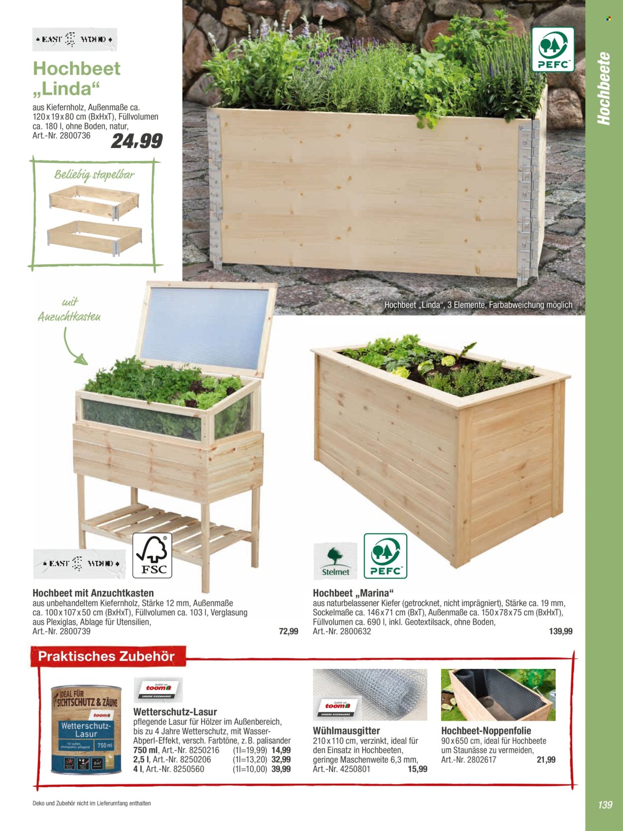 toom Baumarkt Prospekte  - 20.02.2024 - 30.04.2024. Seite 139