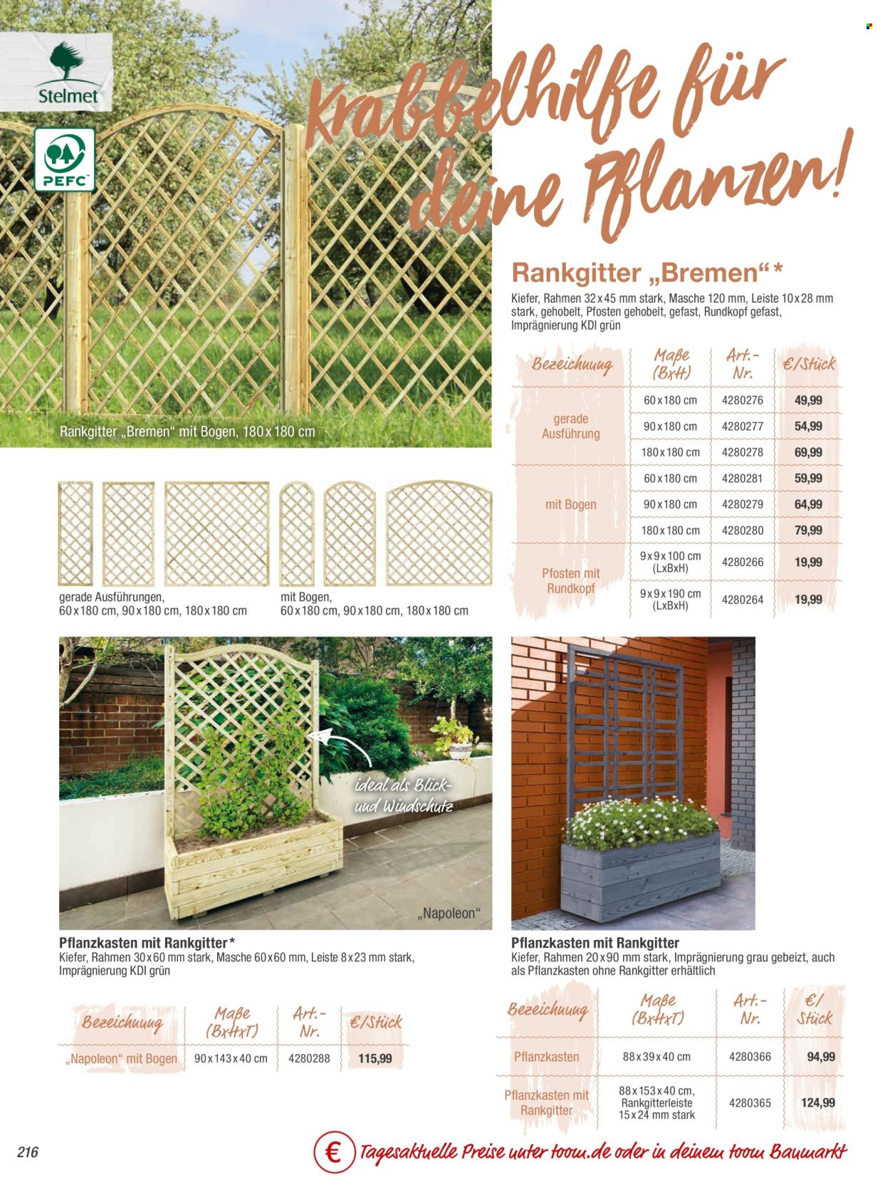 toom Baumarkt Prospekte  - 20.02.2024 - 30.04.2024. Seite 216