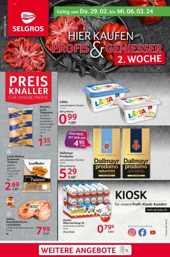 Prospekte Selgros - 29.02.2024 - 6.03.2024.