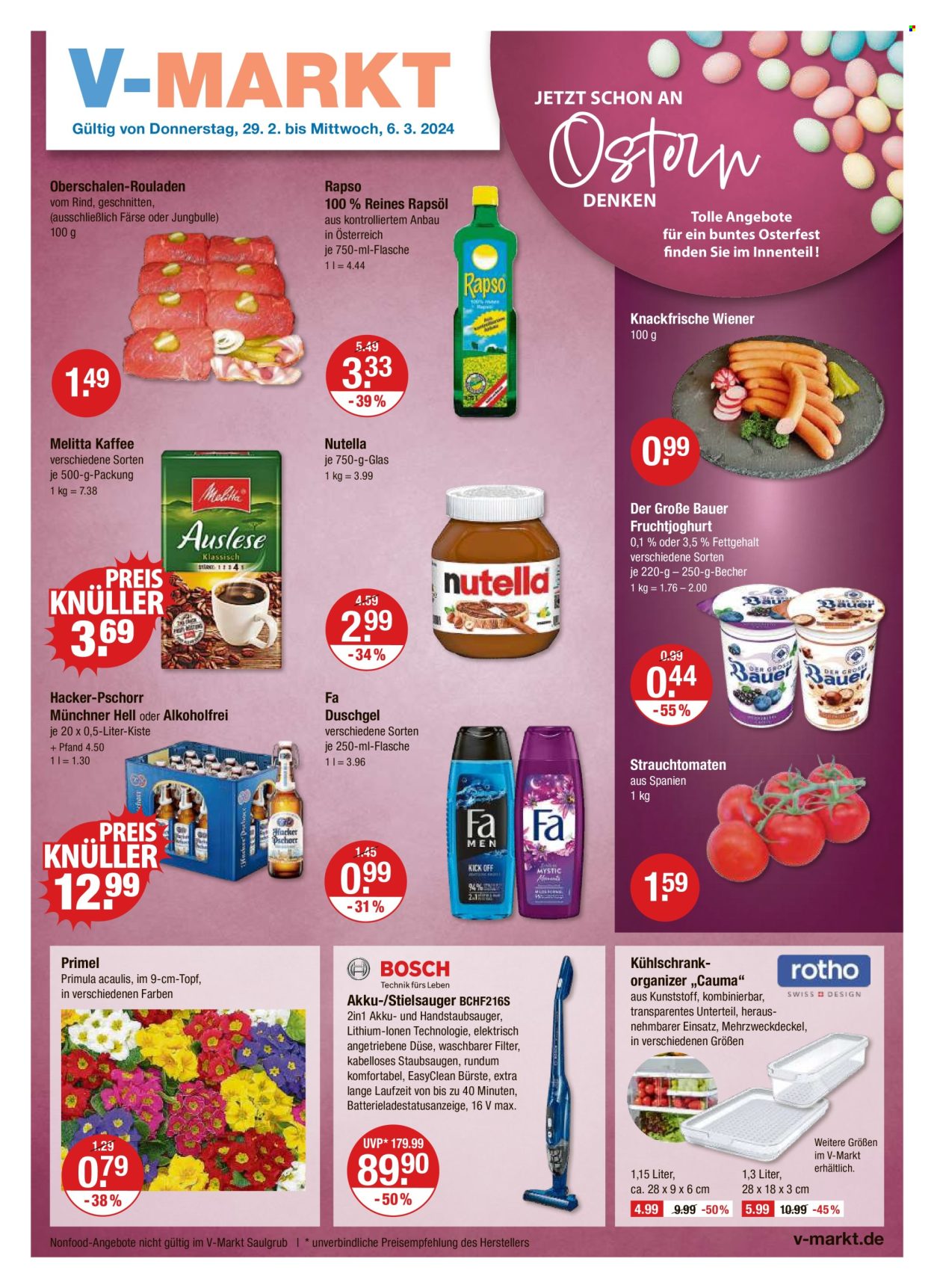 V-Markt Prospekte  - 29.02.2024 - 6.03.2024. Seite 1