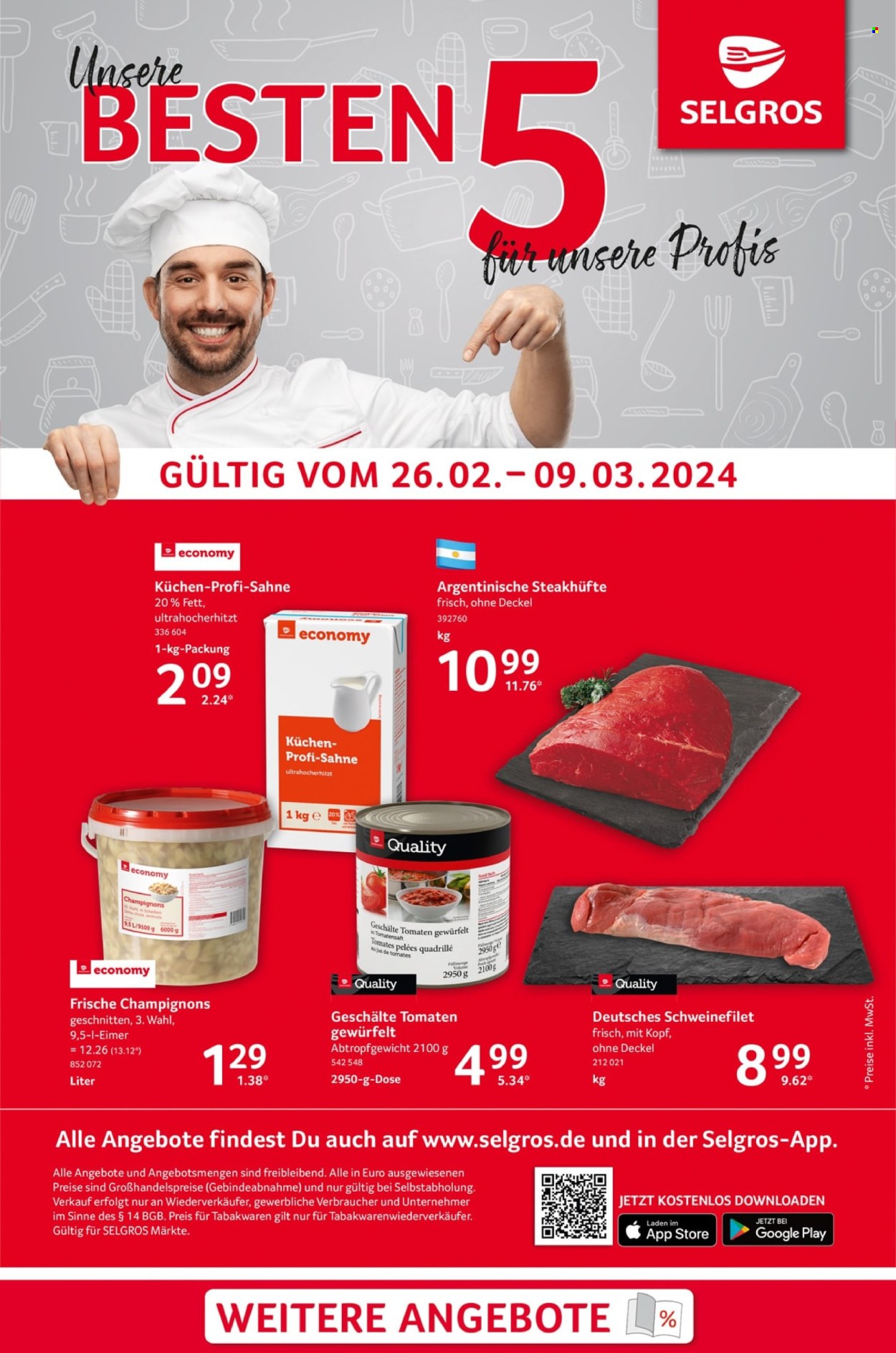 Selgros Prospekte  - 26.02.2024 - 9.03.2024. Seite 1