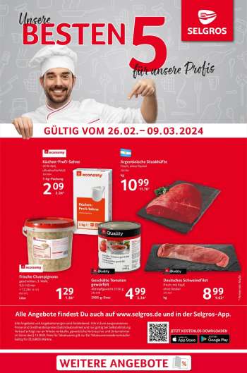 Prospekte Selgros - 26.02.2024 - 9.03.2024.