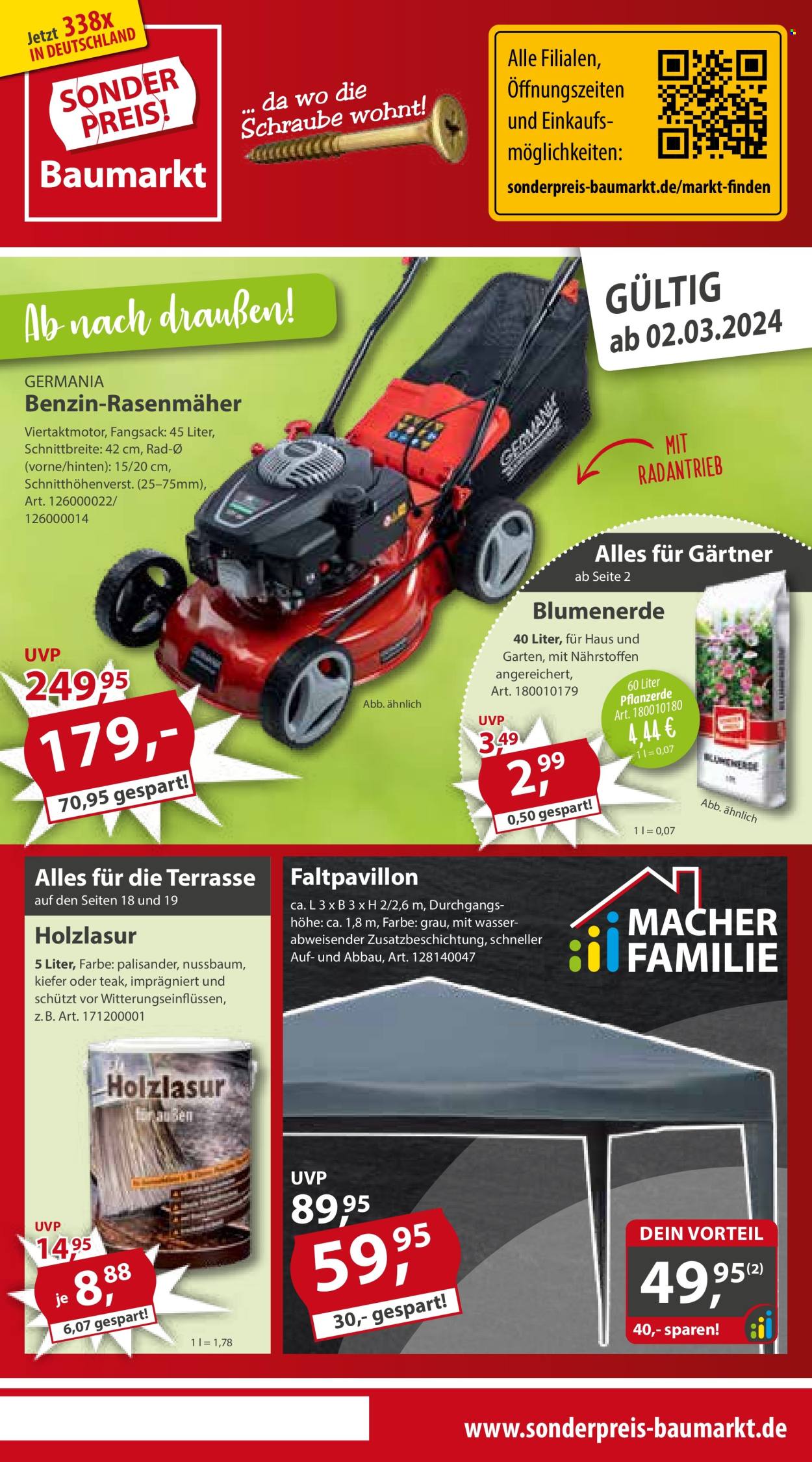 Sonderpreis-Baumarkt Prospekte  - 2.03.2024 - 8.03.2024. Seite 1