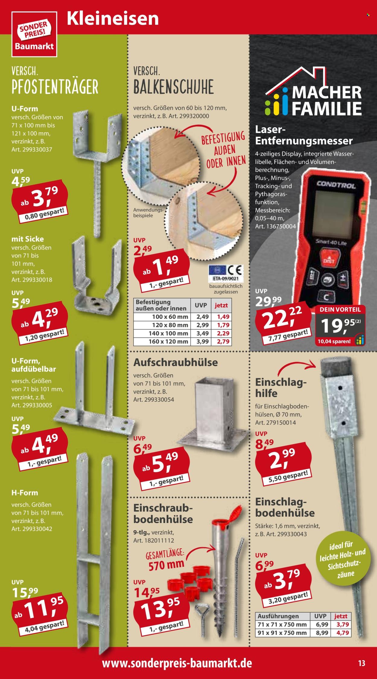 Sonderpreis-Baumarkt Prospekte  - 2.03.2024 - 8.03.2024. Seite 13