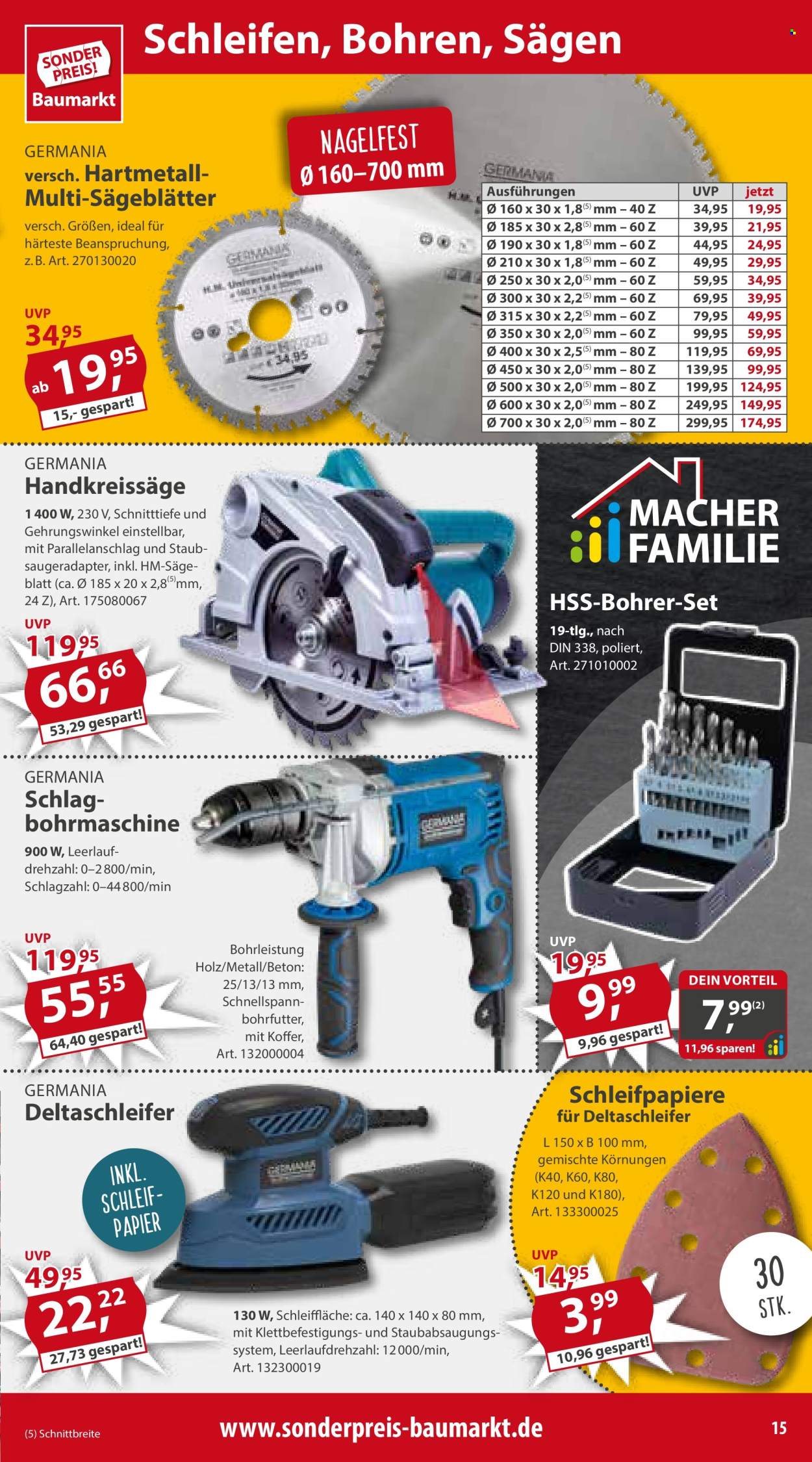 Sonderpreis-Baumarkt Prospekte  - 2.03.2024 - 8.03.2024. Seite 15