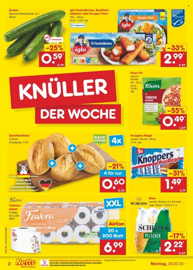 Netto Marken-Discount Prospekte  - 26.02.2024 - 2.03.2024. Seite 2