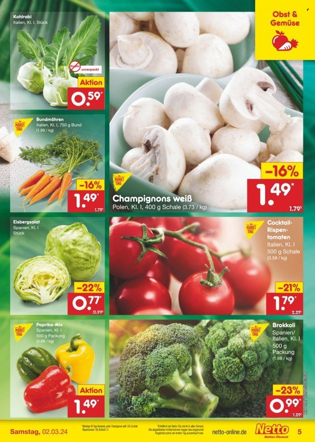 Netto Marken-Discount Prospekte  - 26.02.2024 - 2.03.2024. Seite 5