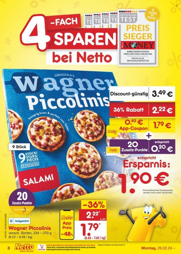 Netto Marken-Discount Prospekte  - 26.02.2024 - 2.03.2024. Seite 8