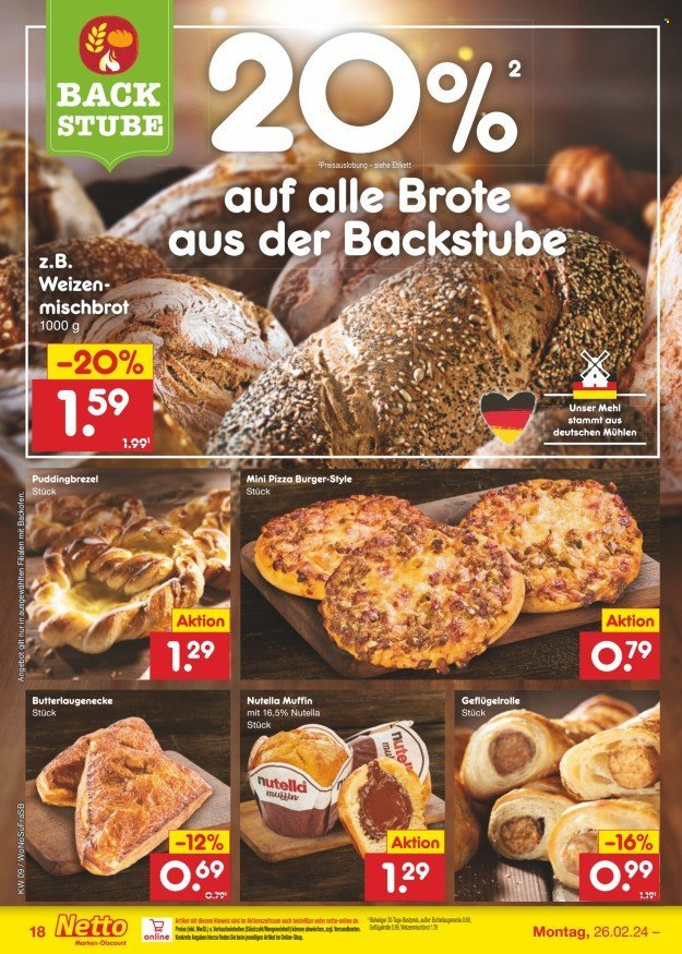 Netto Marken-Discount Prospekte  - 26.02.2024 - 2.03.2024. Seite 18