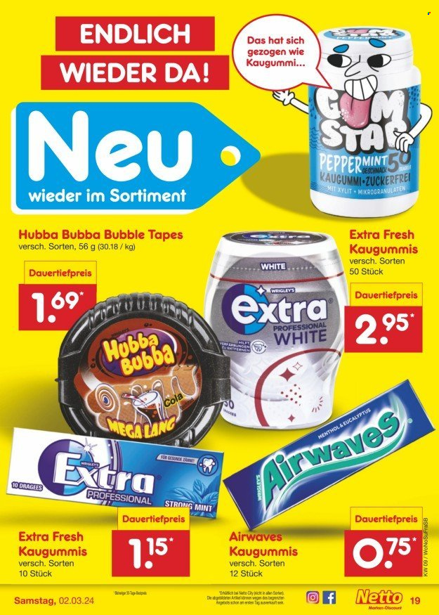 Netto Marken-Discount Prospekte  - 26.02.2024 - 2.03.2024. Seite 19