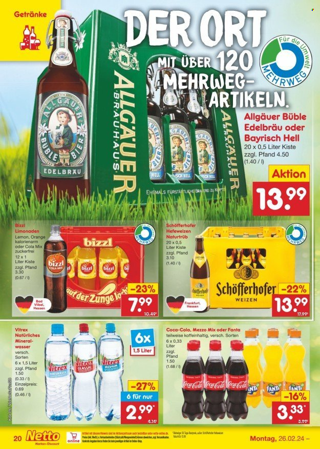 Netto Marken-Discount Prospekte  - 26.02.2024 - 2.03.2024. Seite 20