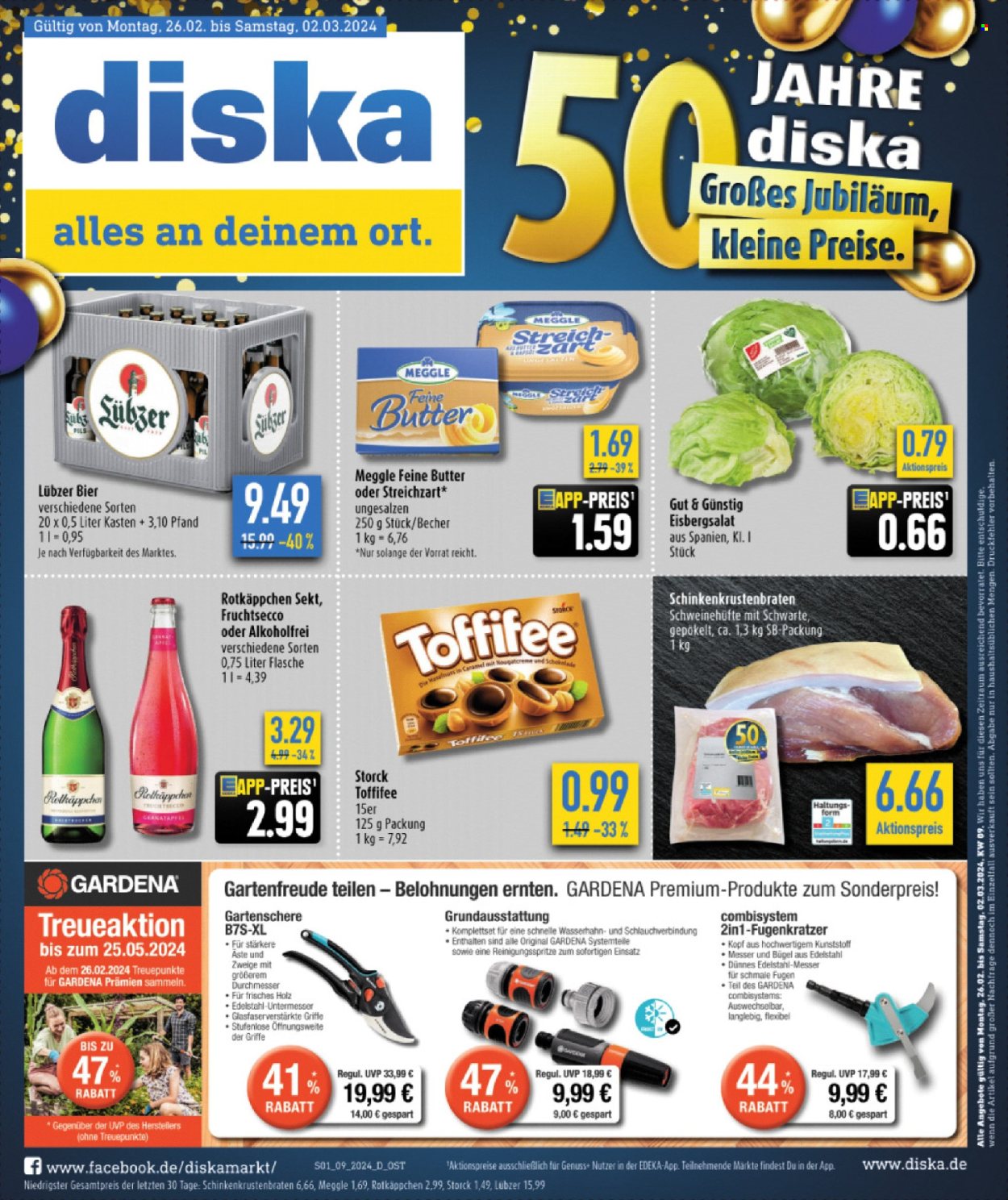 Diska Prospekte  - 26.02.2024 - 2.03.2024. Seite 1