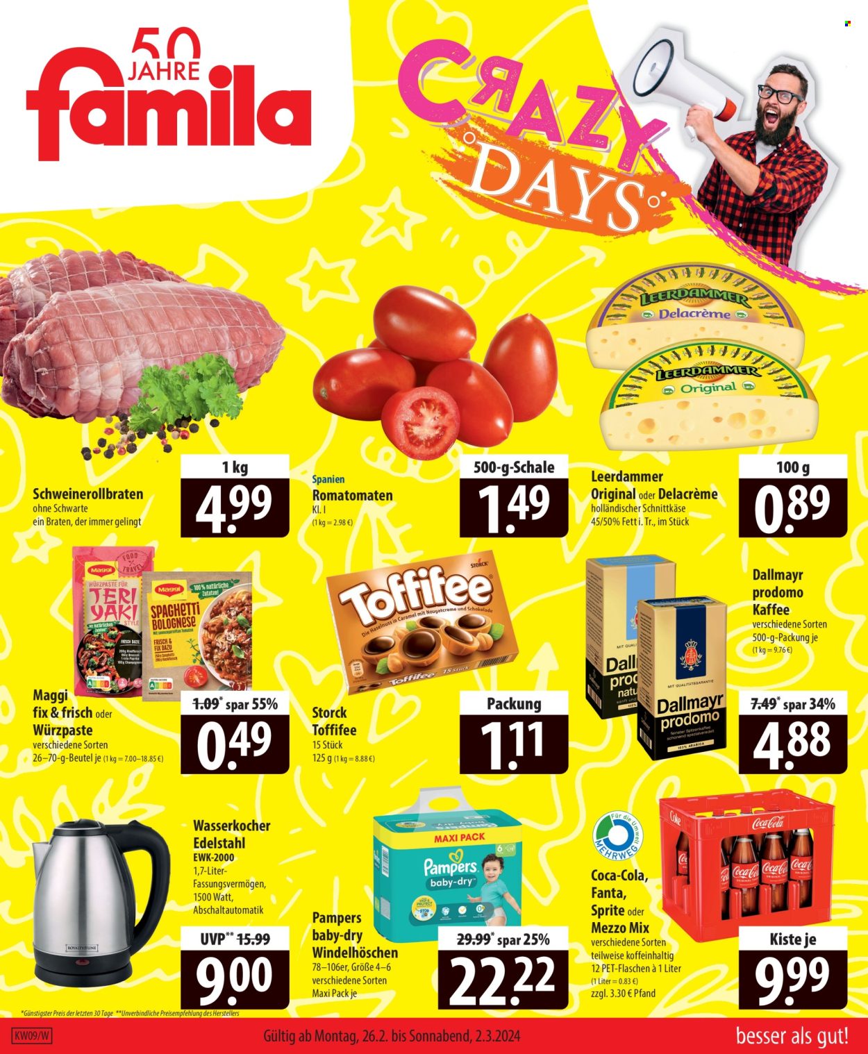 famila Prospekte  - 26.02.2024 - 2.03.2024. Seite 1