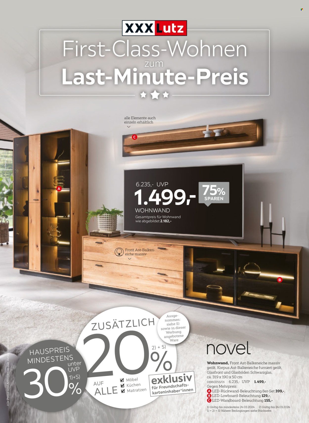 XXXLutz Prospekte  - 25.02.2024 - 24.03.2024. Seite 1