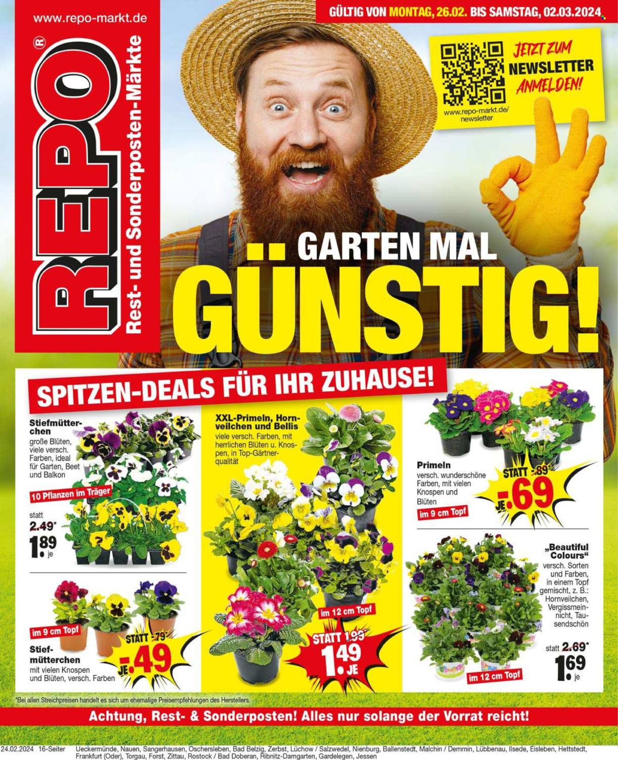Repo Prospekte  - 26.02.2024 - 2.03.2024. Seite 1